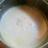 ソイプロテイン活用術　豆乳エノキスープ